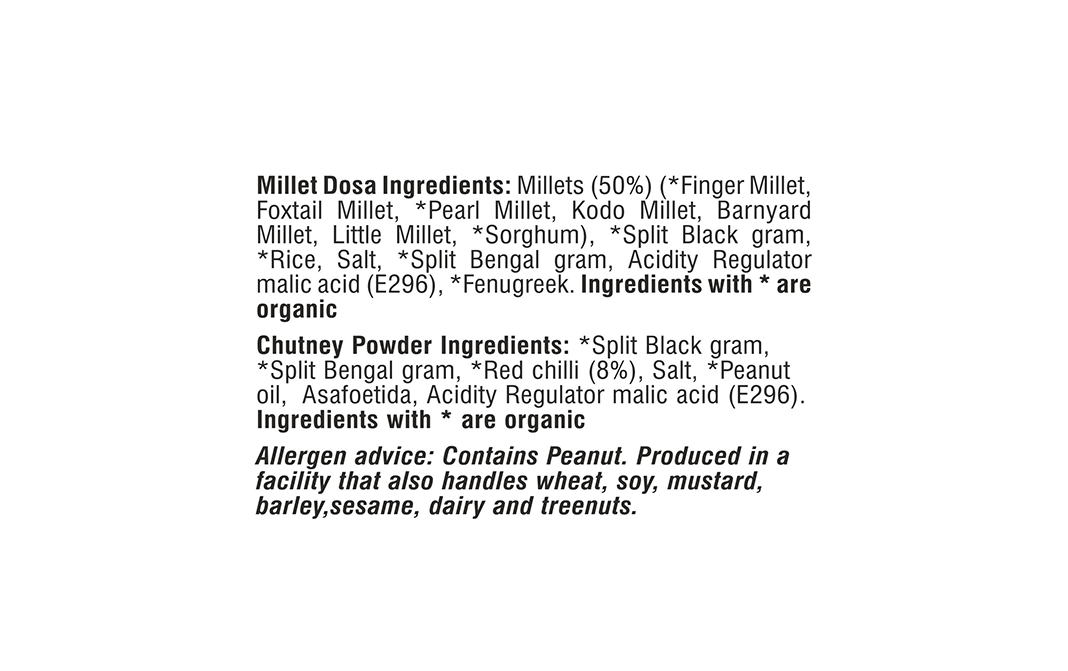 24 Mantra Millet Dosa    Pack  216 grams